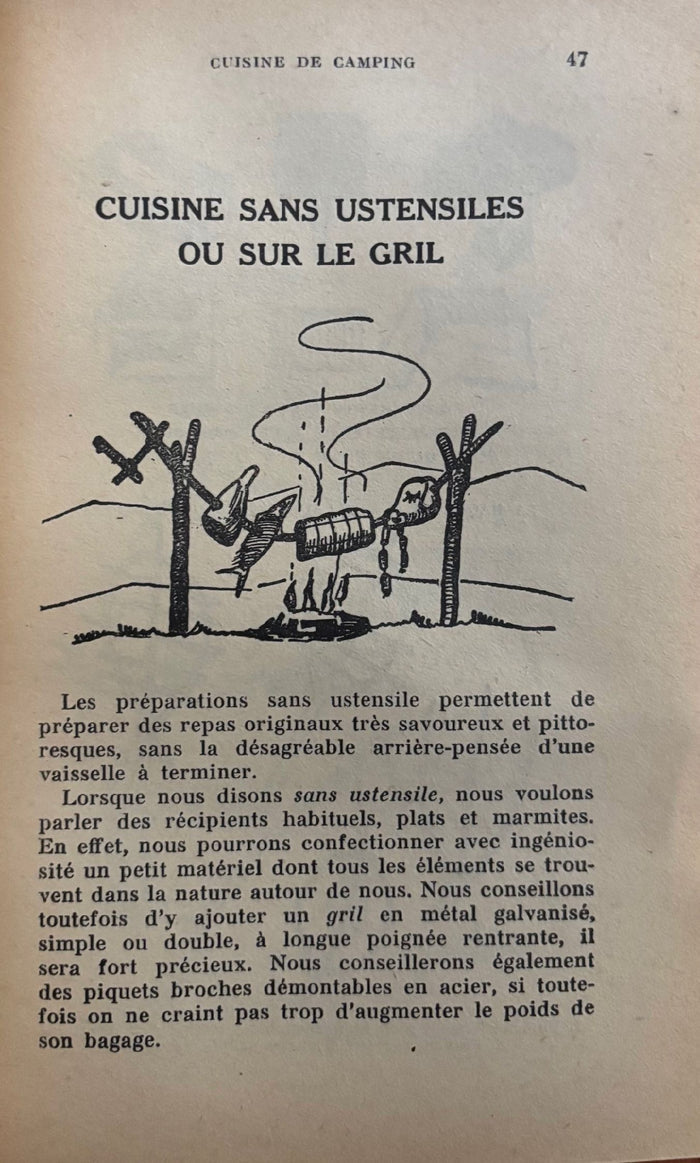 (Camping) J. Loiseau. Cuisine de Camping