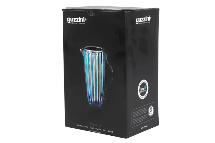 Carafe Guzzini Dolcevita en polymère biosourcé - Turquoise