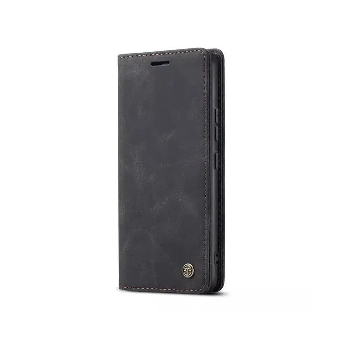 Caseme Magnetic Flip PU Leather Wallet Case for iPhone 11 Pro Max - Black
