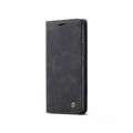 Caseme Magnetic Flip PU Leather Wallet Case for iPhone 6P / 7P / 8P - Black