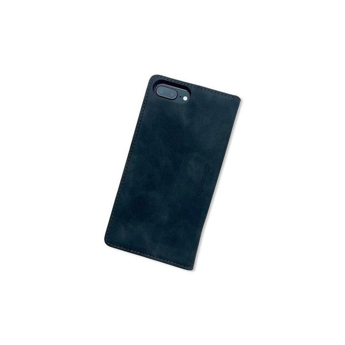 Caseme Magnetic Flip PU Leather Wallet Case for iPhone 6P / 7P / 8P - Black