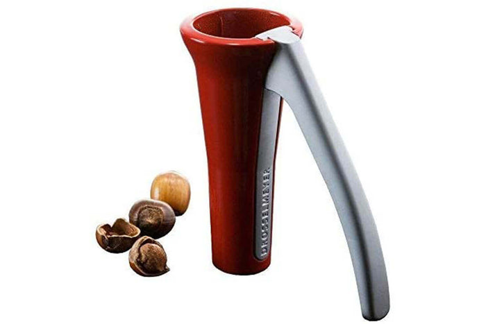 Casse-noix conique Drosselmeyer zamak et aluminium - Rouge