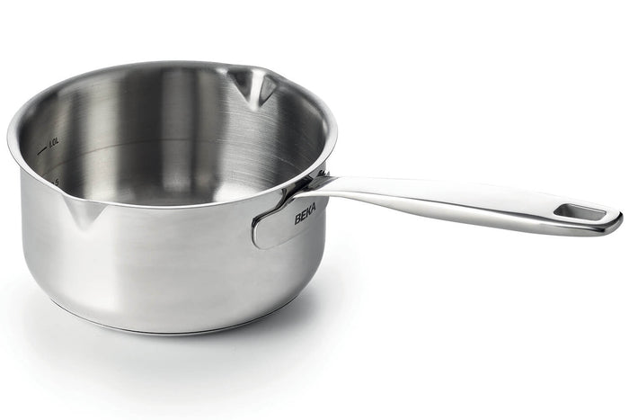 Casserole Beka Maestro 16cm en acier inoxydable 18/10 2 becs verseurs + couvercle