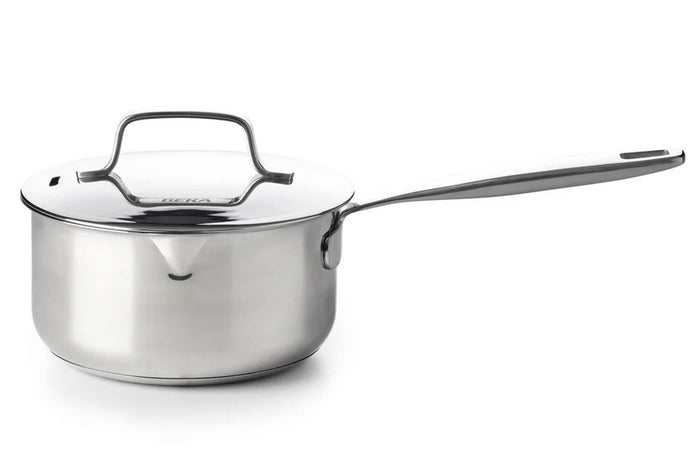 Casserole Beka Maestro 16cm en acier inoxydable 18/10 2 becs verseurs + couvercle