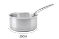 Casserole De Buyer Alchimy en inox 18/10 multicouches 3 plis - 20 cm