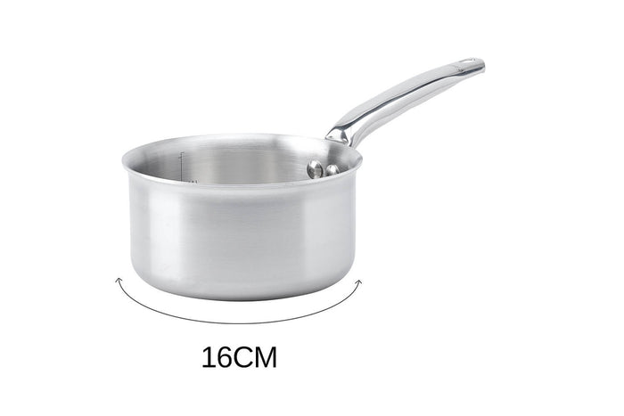 Casserole De Buyer Alchimy en inox 18/10 multicouches 3 plis - 16 cm