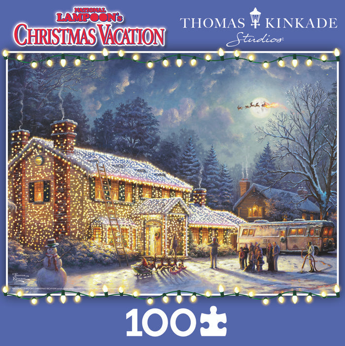 Ceaco Puzzle: Thomas Kinkade - National Lampoon's Christmas Vacation V2 100 Piece Puzzle