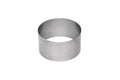 Cercle à pâtisserie De Buyer rond inox hauteur 4,5cm - 5cm - 6cm - 6,5cm - 7cm - 8cm - 10cm - 12cm