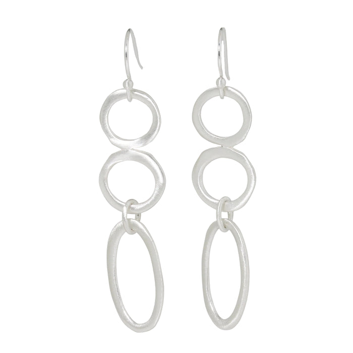 Circles and Oval Earrings-Philippa Roberts
