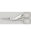 Ciseaux broderie 9cm chromés cigogne