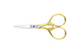 Ciseaux broderie NOGENT HB 9 cm chromés fleurs dorés