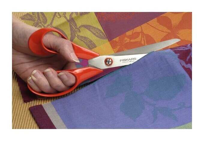 Ciseaux universels Fiskars pour gauchers 21cm inox