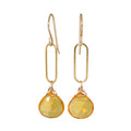 Citrine Link Earring