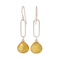 Citrine Link Earring