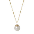 Cleo White Pearl Necklace-Lulu Designs