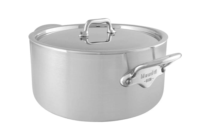 Cocotte Mauviel M'Urban4 en fonte d'inox avec couvercle inox compatible induction - 16cm