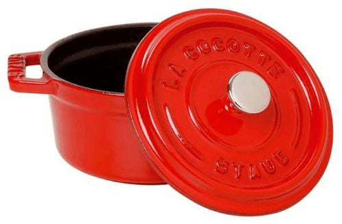 Cocotte ronde en fonte émaillée STAUB cerise
