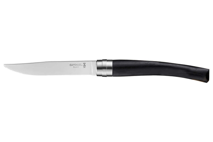Coffret 4 couteaux Opinel Table Chic lame 10cm acier Sandvik - Ebène