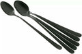 Coffret de 6 cuillères mazagran Amefa Austin inox revêtement coloré - Gris graphite