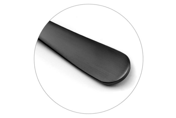 Coffret de 6 cuillères mazagran Amefa Austin inox revêtement coloré - Gris graphite