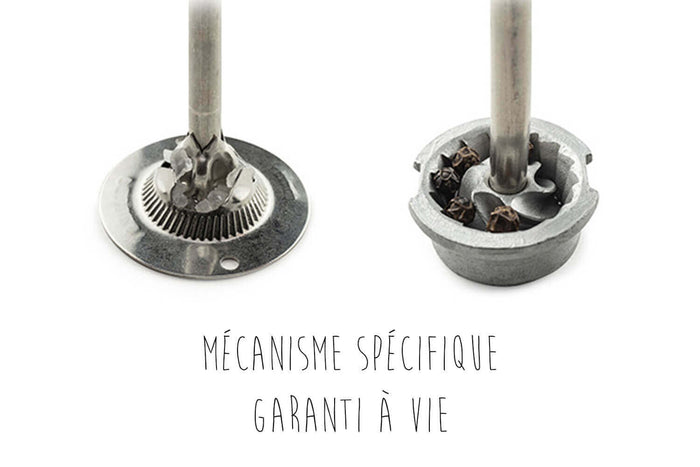 Coffret duo moulin à sel et poivre Peugeot Nancy en acrylique