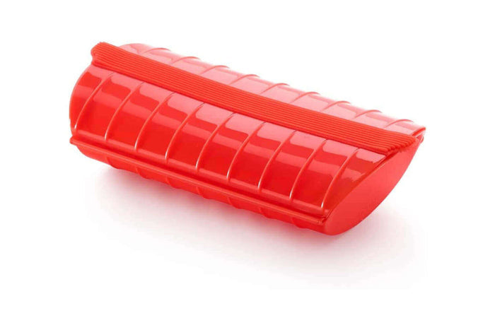 Coffret vapeur Lékué rouge avec filtre - 1 à 2 personnes