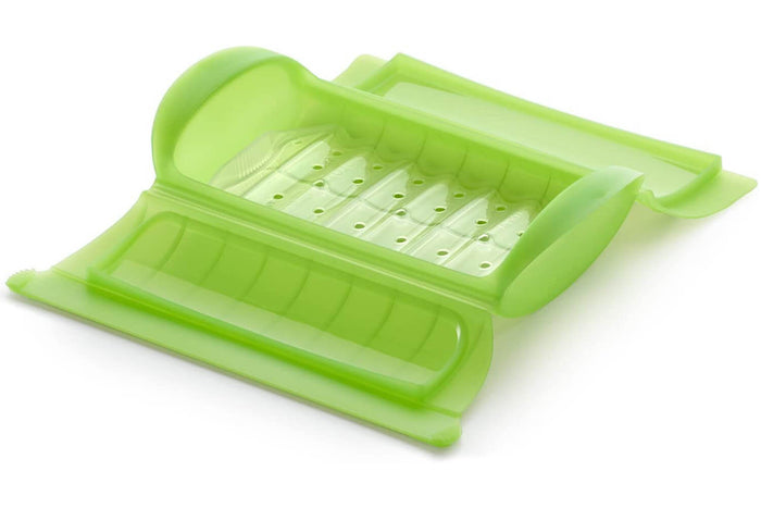 Coffret vapeur Lékué vert avec filtre - 1 à 2 personnes
