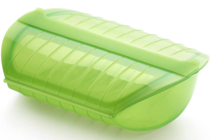 Coffret vapeur Lékué vert avec filtre - 3 à 4 personnes