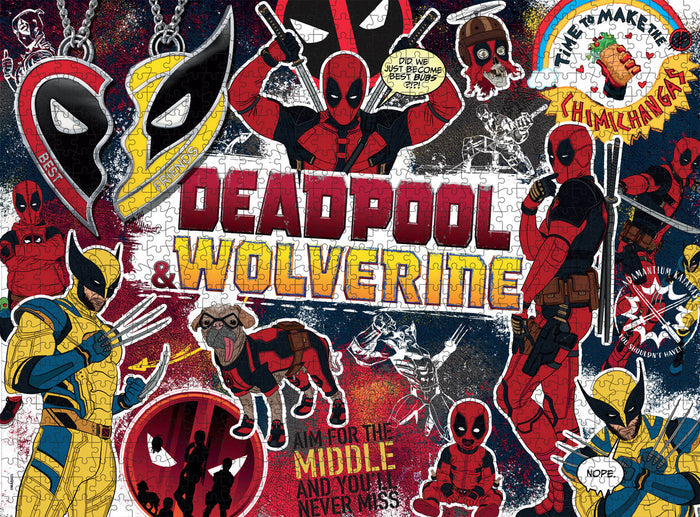 Collage: Marvel - Deadpool & Wolverine 1000 Piece Puzzle