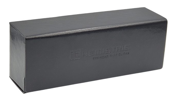 Combo case for clip and prescription glasses