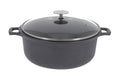 Coquelle en fonte d'aluminium De Buyer Choc Extrême avec couvercle verre - 20cm