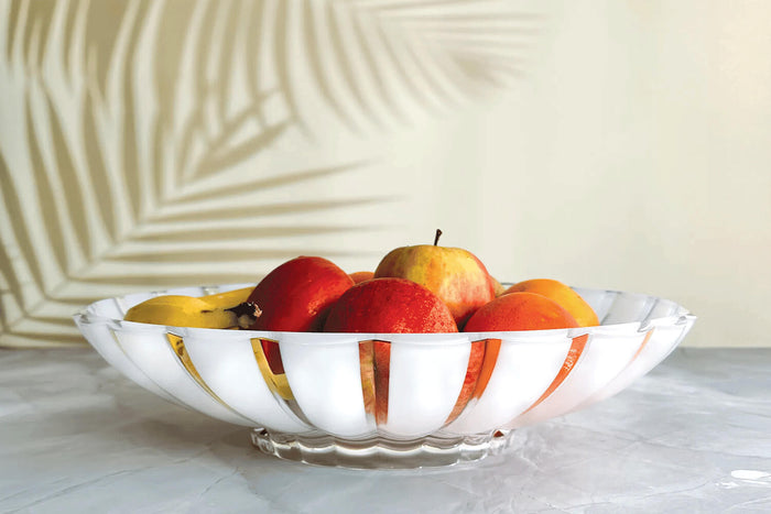 Coupe à fruits Guzzini Dolcevita en polymère biosourcé - Perle