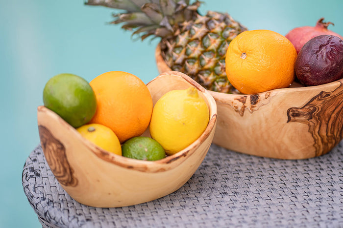 Coupe à fruits rustique Bérard en olivier