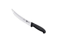 Couteau à abattre/boucher Victorinox Fibrox lame alvéolée dos renversé étroite