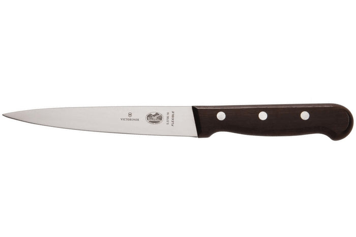 Couteau à dénerver/filet de sole Victorinox 5.3700.16 lame 16cm manche bois