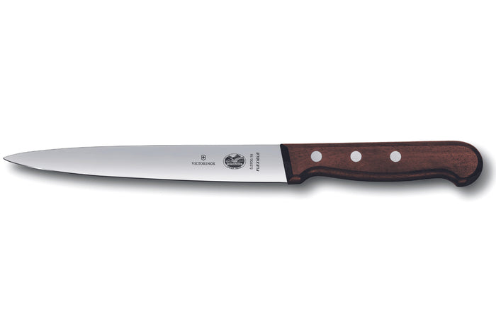 Couteau à dénerver/filet de sole Victorinox 5.3700.18 lame 18cm manche bois