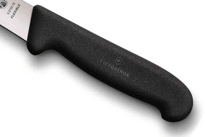 Couteau à dénerver/filet de sole Victorinox 5.3703.16 lame 16cm manche fibrox noir