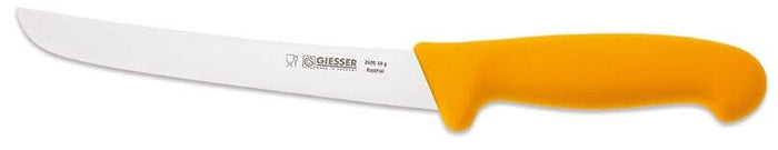 Couteau à dépouiller pro Giesser lame 18cm 2605 - Jaune foncé