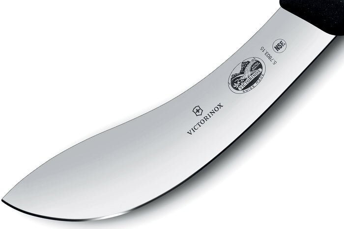 Couteau à dépouiller Victorinox 5.7803.15 lame hambourg 15cm manche fibrox noir