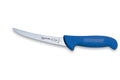 Couteau à désosser Dick Ergogrip lame courbe semi-flexible manche bleu - 13 cm
