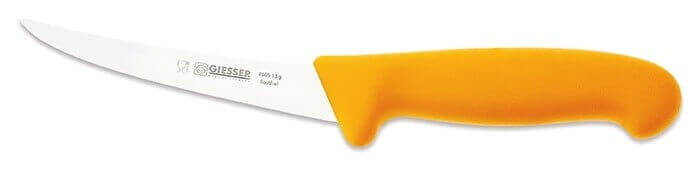 Couteau à désosser pro Giesser lame 13cm 2505 - Jaune foncé