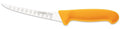 Couteau à désosser pro Giesser lame alvéolée rigide 15cm 2515 - Jaune foncé