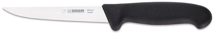 Couteau à désosser pro Giesser lame droite rigide 14cm 3165 - Noir