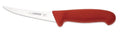 Couteau à désosser pro Giesser lame rigide 13cm 2515 - Rouge