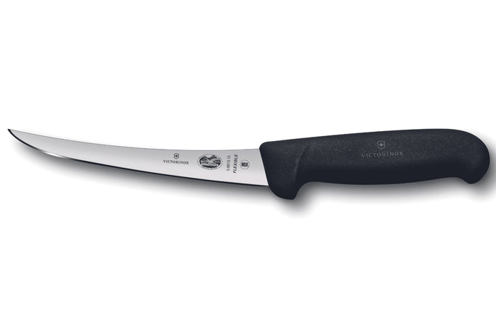 Couteau à désosser Victorinox 5.6613.15 lame flexible 15cm manche fibrox noir