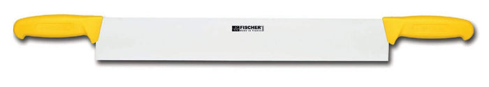 Couteau à fromage professionnel Fischer 2 manches lame 40cm - Jaune