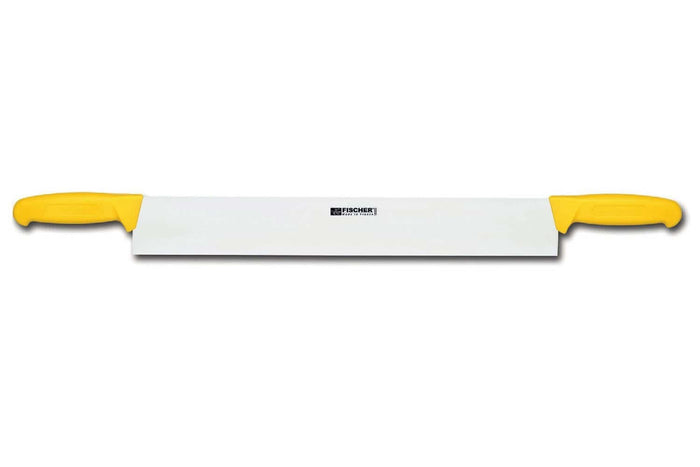 Couteau à fromage professionnel Fischer 2 manches lame 50cm - Jaune