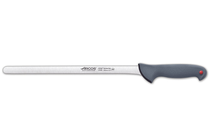 Couteau à jambon professionnel Arcos Colour Prof 242600 lame 30cm manche en PP