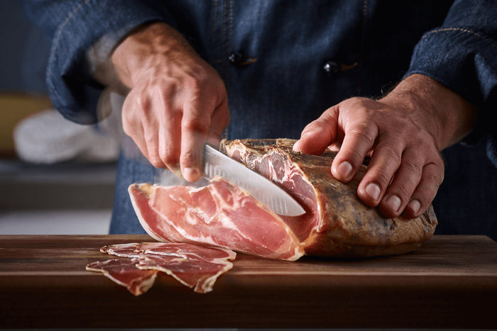 Couteau à jambon Wüsthof Classic forgé lame alvéolée 20cm