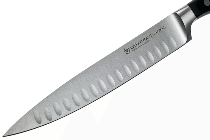 Couteau à jambon Wüsthof Classic forgé lame alvéolée 20cm